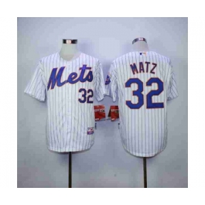 mlb jerseys new york mets #32 matz white(blue stripe)