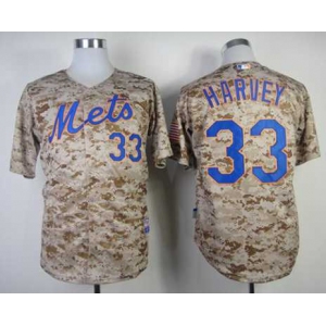 mlb jerseys new york mets #33 harvey camo[2014 new]