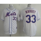 mlb jerseys new york mets #33 harvey white[2013 mlb all star patch]