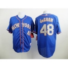 mlb jerseys new york mets #48 degrom blue