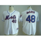 mlb jerseys new york mets #48 degrom white