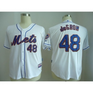 mlb jerseys new york mets #48 degrom white