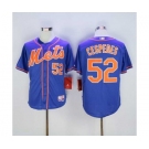 mlb jerseys new york mets #52 cespedes blue[number orange]