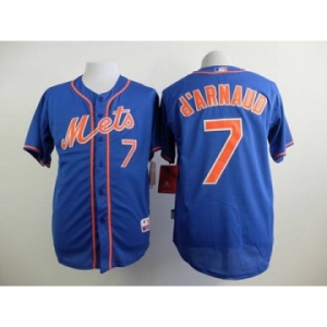 mlb jerseys new york mets #7 d.arnaud blue[number orange][d.arnaud]