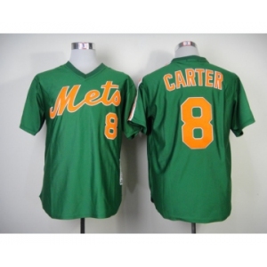 mlb jerseys new york mets #8 carter green[1985 m&n]