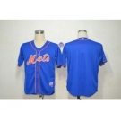 mlb jerseys new york mets blank blue[cool base]