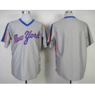 mlb jerseys new york mets blank grey m&n