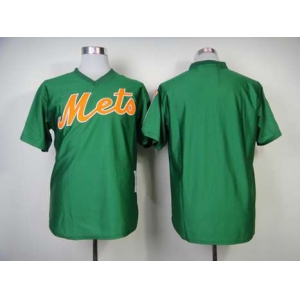 mlb jerseys new york mets blank m&n green