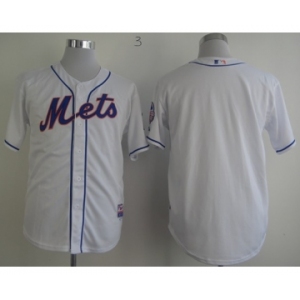 mlb jerseys new york mets blank white[2013 mlb all star patch]