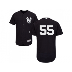 Men New York Yankees #55 Sonny Gray Navy Blue Flexbase Authentic Collection Stitched MLB Jersey