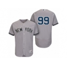 Men New York Yankees #99 Aaron Judge Gray Authentic Collection Flex Base Jersey