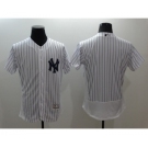 Men New York Yankees Blank Majestic White Flexbase Authentic Collection Team Jersey