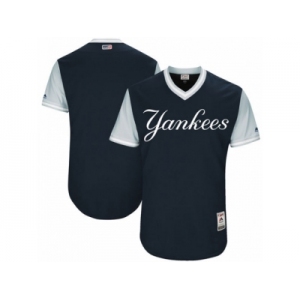 Men's 2017 Little League World Series New York Yankees Navy Jersey