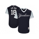 Men's 2017 Little League World Series Yankees Didi Gregorius Sir Didi Navy Jersey