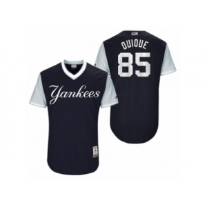 Men's 2017 Little League World Series Yankees Luis Cessa Quique Navy Jersey