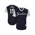 Men's 2017 Little League World Series Yankees Masahiro Tanaka Masa Navy Jersey