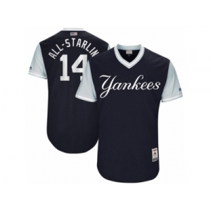 Men's 2017 Little League World Series Yankees Starlin Castro All-Starlin Navy Jersey