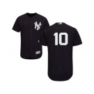 Men's Majestic New York Yankees #10 Phil Rizzuto Navy Flexbase Authentic Collection MLB Jersey