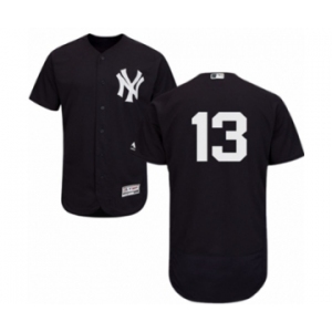 Men's Majestic New York Yankees #13 Alex Rodriguez Navy Flexbase Authentic Collection MLB Jersey