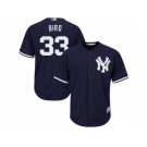 Men's Majestic New York Yankees #33 Greg Bird Replica Navy Blue Alternate MLB Jersey