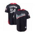 Men's Majestic New York Yankees #54 Aroldis Chapman Game Navy Blue American League 2018 MLB All-Star MLB Jersey