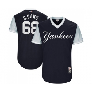 Men's Majestic New York Yankees #68 Dellin Betances D. Dawg Authentic Navy Blue 2017 Players Weekend MLB Jersey