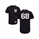 Men's Majestic New York Yankees #68 Dellin Betances Navy Flexbase Authentic Collection MLB Jersey