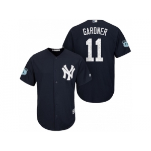 Men's New York Yankees #11 Brett Gardner 2017 Spring Training Cool Base Stitched MLB Jersey