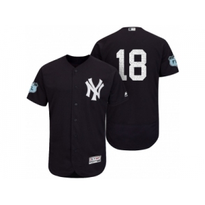 Men's New York Yankees #18 Didi Gregorius 2017 Spring Training Flex Base Authentic Collection Stitched Baseball Jersey
