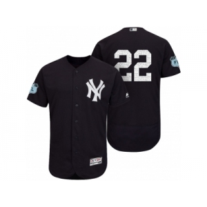 Men's New York Yankees #22 Jacoby Ellsbury 2017 Spring Training Flex Base Authentic Collection Stitched Baseball Jersey