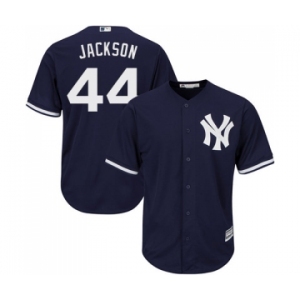 Men's New York Yankees #44 Reggie Jackson Replica Navy Blue Alternate Baseball Jersey