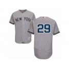 New York Yankees #29 Todd Frazier Grey Flexbase Authentic Collection MLB Jersey