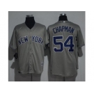 New York Yankees #54 Aroldis Chapman Grey New Cool Base Stitched MLB Jersey