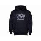 New York Yankees Script Baseball Pullover Navy Blue MLB Hoodie