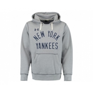 New York Yankees Under Armour Legacy Fleece Gray MLB Hoodie