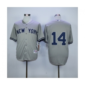 mlb jerseys new york yankees #14 granderson grey