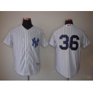 mlb jerseys new york yankees #36 blank white