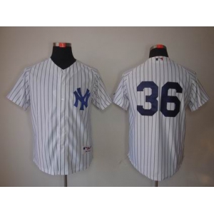 mlb jerseys new york yankees #36 blank white