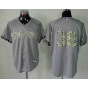 mlb jerseys new york yankees #36 grey[number camo]