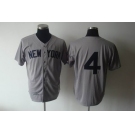 mlb jerseys new york yankees #4 lou gehrig m&n grey 1939