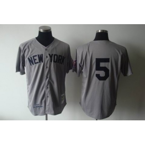mlb jerseys new york yankees #5 dimaggio m&n grey 1939