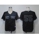 mlb jerseys new york yankees #55 black (2011 new)