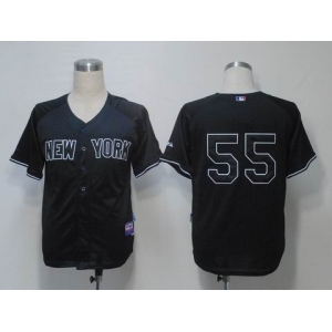 mlb jerseys new york yankees #55 black (2011 new)