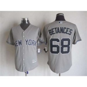 mlb jerseys new york yankees #68 betances grey[2015 new]