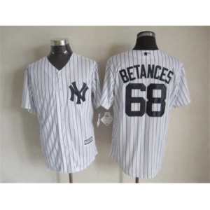 mlb jerseys new york yankees #68 betances white-1(black strip)