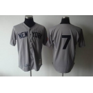 mlb jerseys new york yankees #7 mantle m&n grey 1952