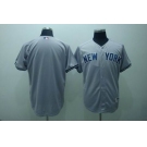 mlb jerseys new york yankees blank grey(2010)