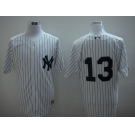 mlb new york yankees #13 rodriguez white(2010)