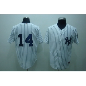 mlb new york yankees #14 granderson white