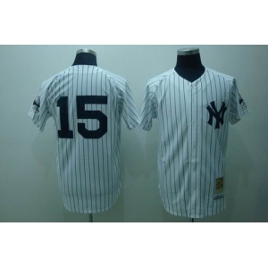 mlb new york yankees #15 munson m&n white